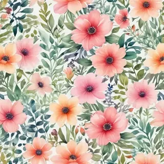 background watercolor flowers