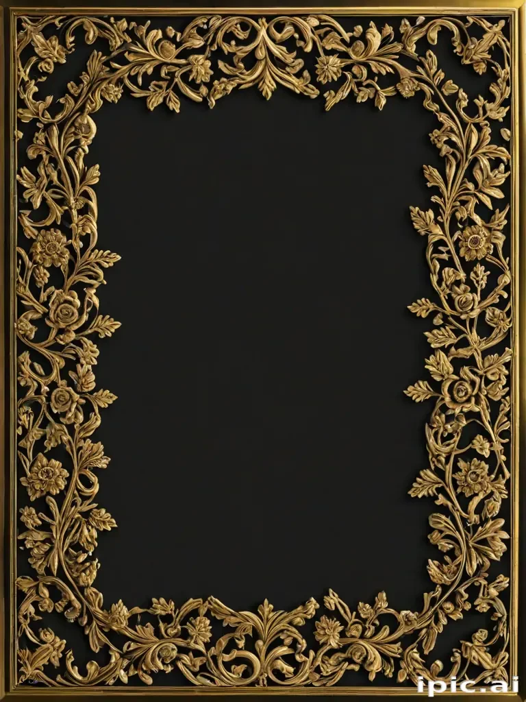 golden border