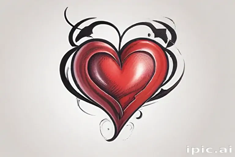 heart tattoo png