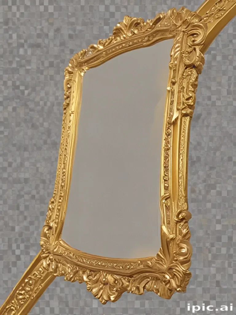 transparent background gold border