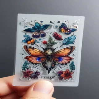 aesthetic transparent stickers