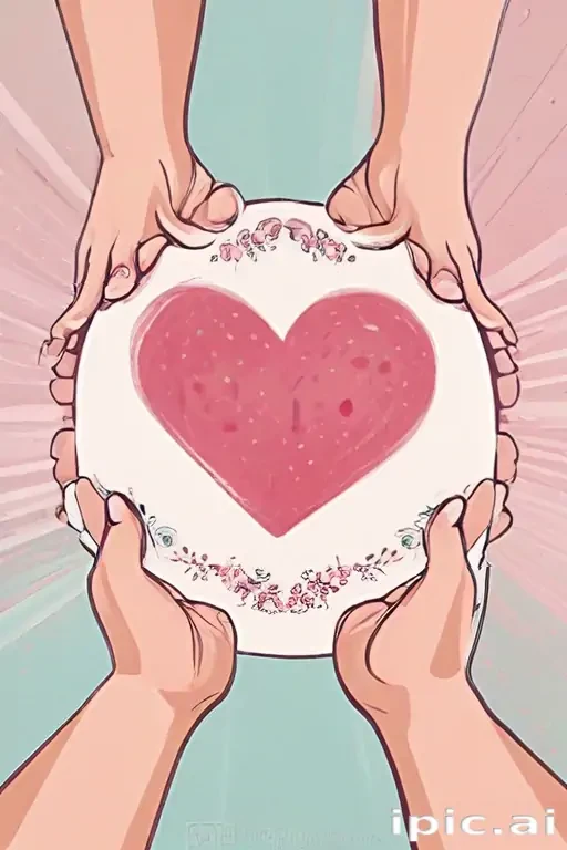 heart hands clipart