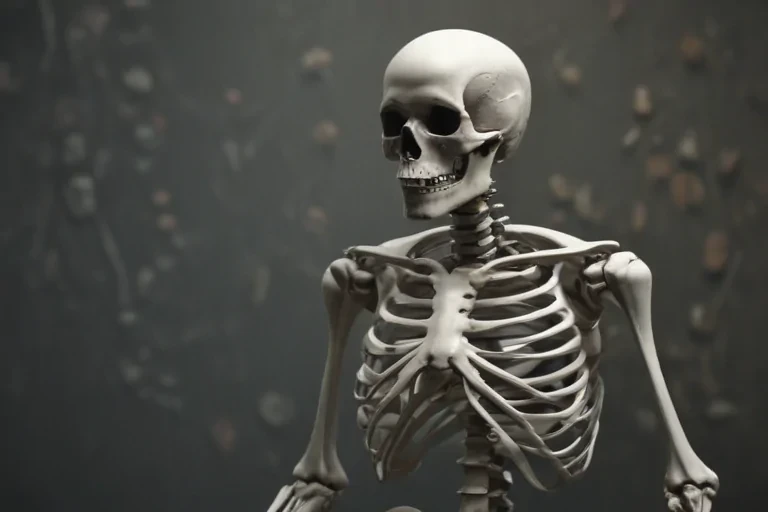 skeleton background