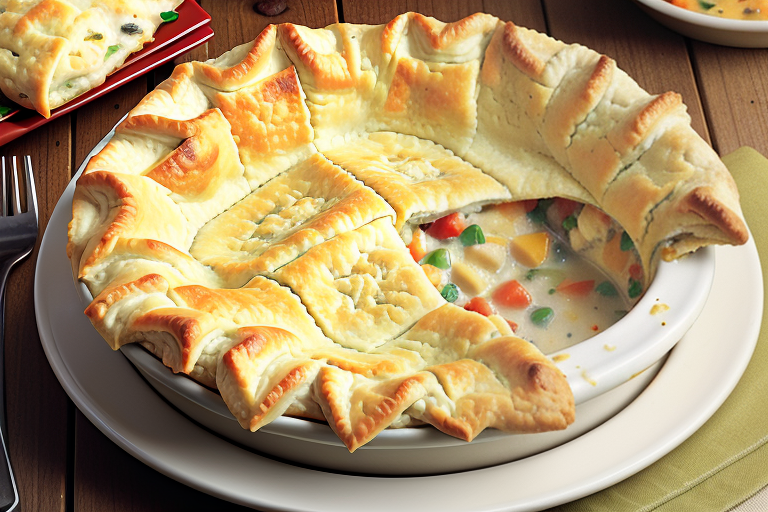 cheddar bay biscuit chicken pot pie