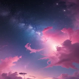 pink galaxy wallpaper