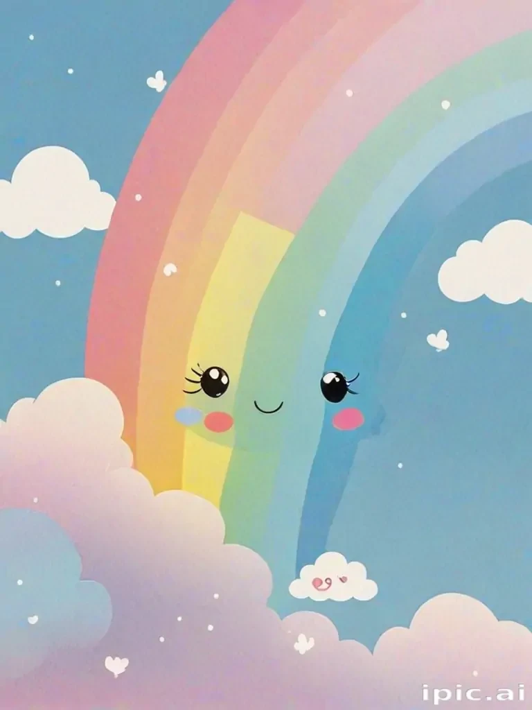 cute rainbow wallpaper