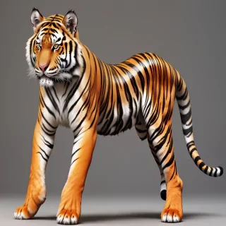 transparent tiger stripes