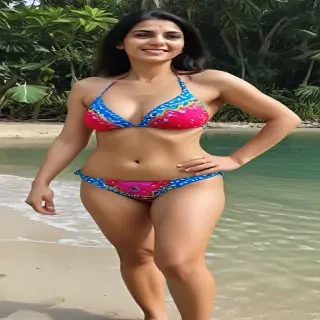 indian mom in bikini