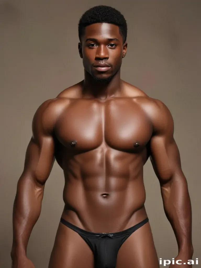 black male shirtless