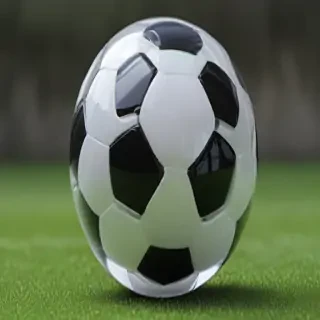 transparent soccer ball