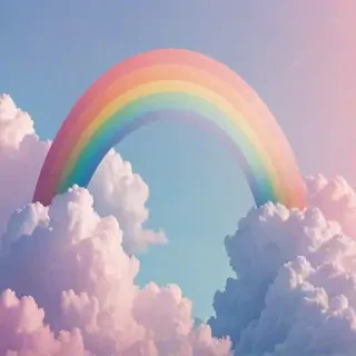 pastel rainbow aesthetic wallpaper