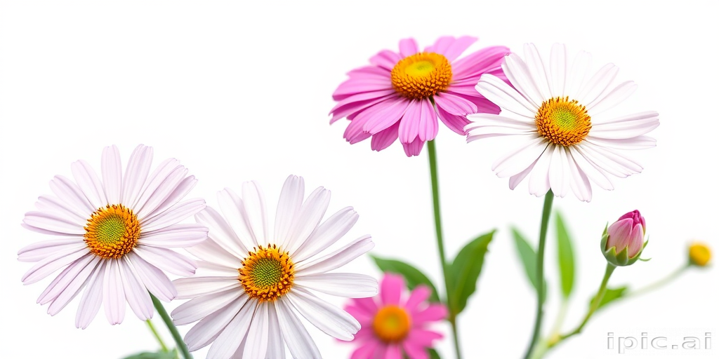 flowers with no background