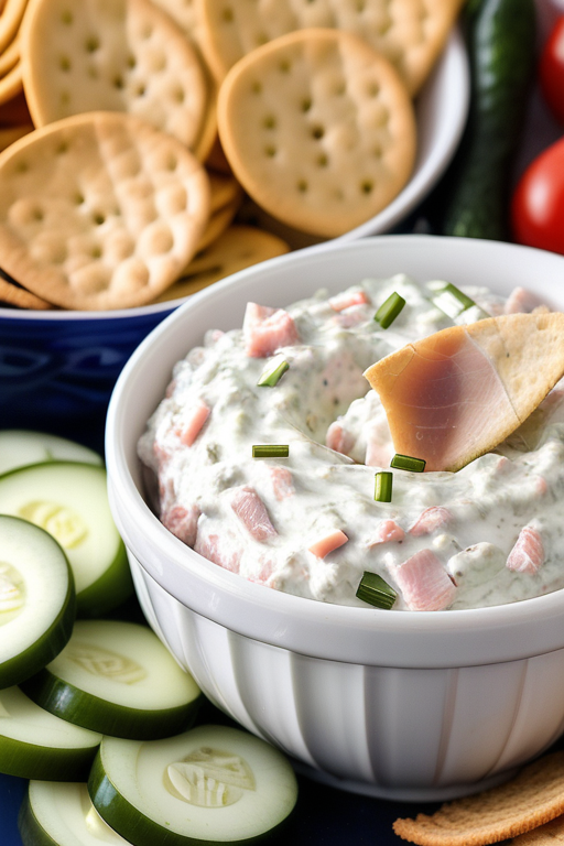 dill pickle dip with ham