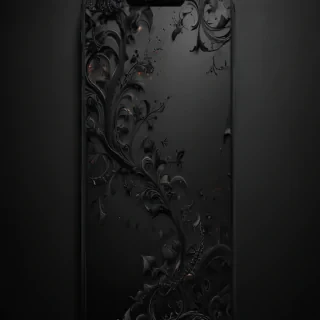 phone wallpaper black