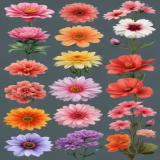 clipart transparent background flowers