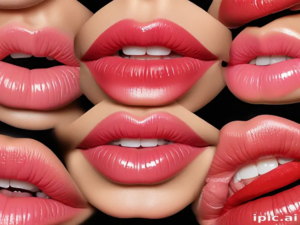 glossy lips png