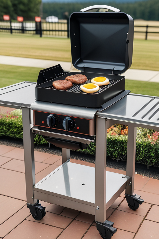 flat top grill with air fryer