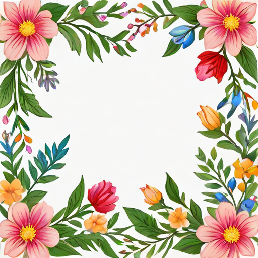 clipart floral border