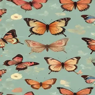 butterfly wall paper