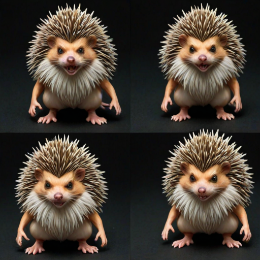 animorph wizard whitebeard morphing into a Hedgehog, step-by-step transformation, dark background