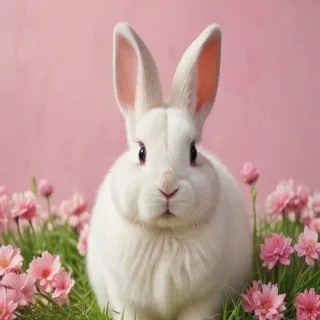 cute bunny background