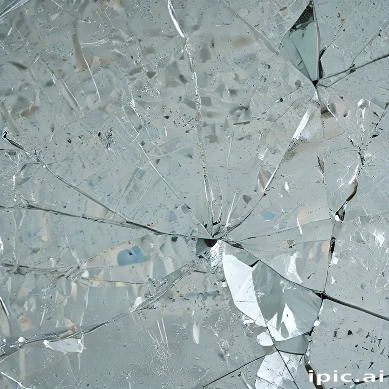 broken glass texture