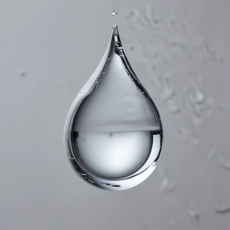 transparent water drop