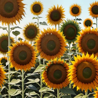 aesthetic sunflower background
