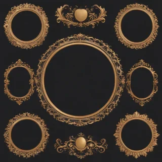 circle frame clipart