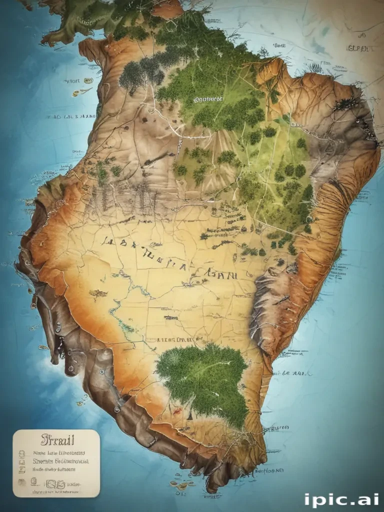 map of brazil