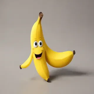 cartoon banana