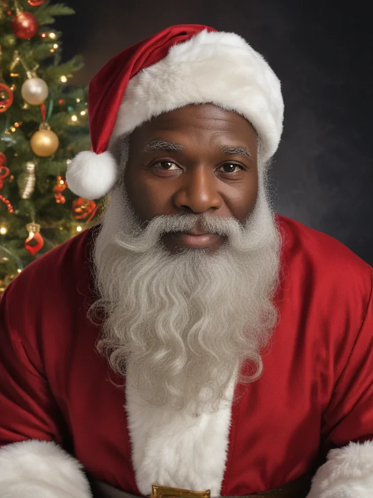 black santa png