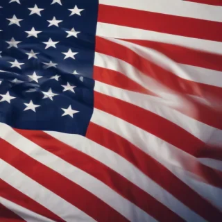 american flag aesthetic