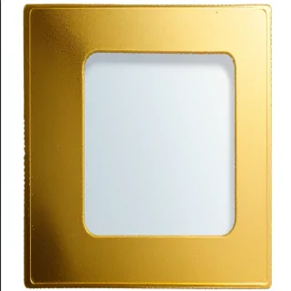 gold border transparent
