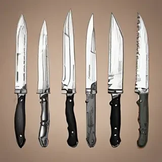 drawings of knives