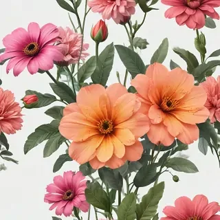 realistic flowers png