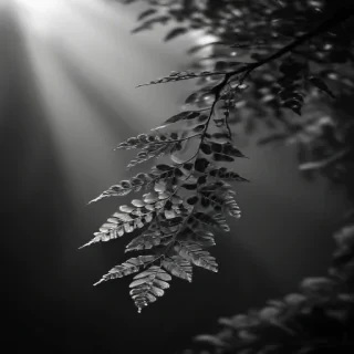 black and white png