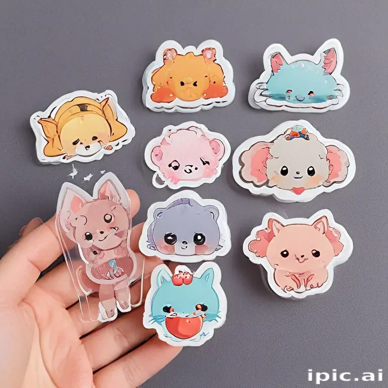 transparent cute stickers