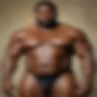 black fat man