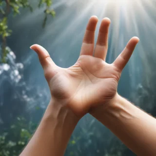 hand reaching out png