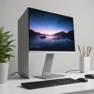 computer mockup