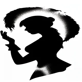 woman silhouette png