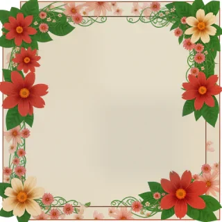 floral border png