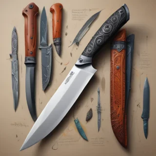 drawings of knives