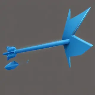 blue arrow png