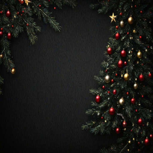 dark christmas wallpaper