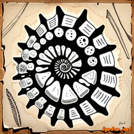 fossil drawing