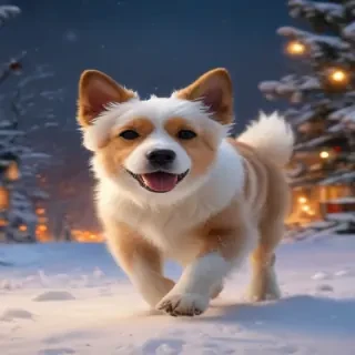 dog pictures christmas