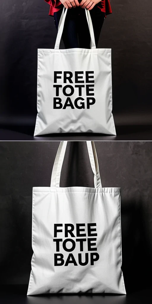 free tote bag mockup