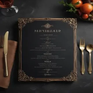 menu mockup free